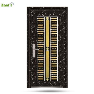 single stainless steel safety door for main door